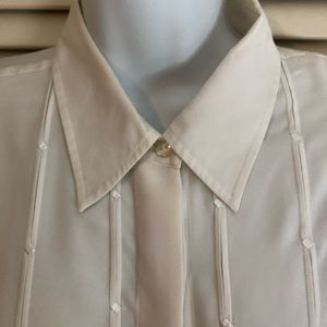 Woman’s fancy button down blouse